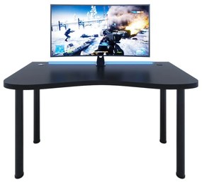 Zondo Gamer PC asztal Gamer Y (fekete) (RGB LED világítással). 1054981