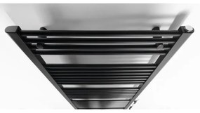 Aqualine - Fürdőszobai elektromos radiátor DIRECT-E 800W/230V 168 cm matt fekete