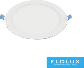 UNIVERSO Kör alakú süllyesztett LED panel 18w 1800lm CCT/kap. 120° IP20 Fehér D221mm kivágás:D206mm 3év