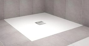 Polysan Flexia négyzet alakú zuhanytálca 90x90 cm fehér 71546MAT