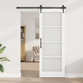 Belső Ajtó Üveggel ORKDAL Fehér 78 x 211 cm