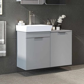 Dubai mosdószekrény, világosszürke, 92,2 cm – TR283VLN1128