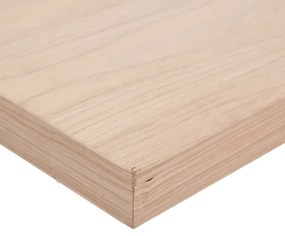 szerelt fa függőpolc 40 x 23,5 x 4 cm