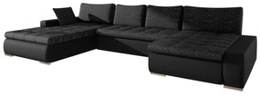 U alakú kanapé Carmine (öko-bőr Soft 011 + Lawa 06). 1058080