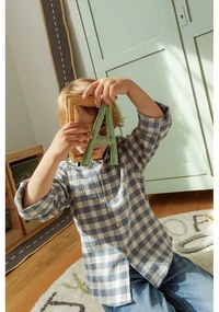 Krémszínű pamut gyerek játszószőnyeg ø120 cm ABC Color and Letters – Lorena Canals