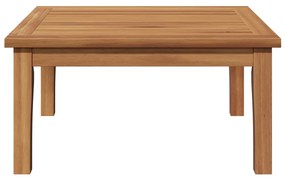Kerti Asztal 60x60x30 cm Tömbfa Teak