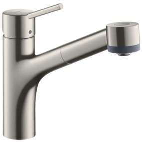 Hansgrohe Talis M52, mosogató csaptelep M5216-H170 kihúzható spray-vel, sBOX, rozsdamentes megjelenés, HAN-73860800