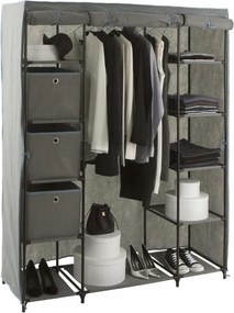 Textil Szekrény Nagy 11 Polccal 3 Kosár 5five