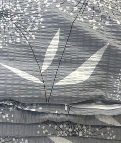 Krepp ágynemű Pitypang Feher TiaHome - 1x Párna 90x70cm, 1x Paplan 140x200cm
