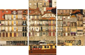 Kép - Vízparti negyed, Portugália (90x60 cm)