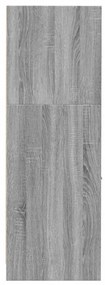 szürke sonoma színű szerelt fa patikaszekrény 30x118x77,5 cm