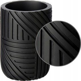 Fürdőszobai Bögre Fogkefék Ecsetek Fekete ellenálló tartály Modern