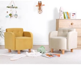 DORY gyerekfotel, sárga