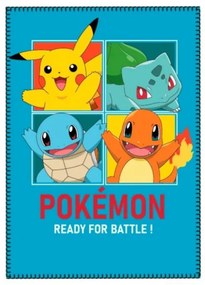 Pokémon Blue polár takaró 100x140 cm