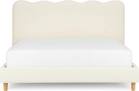 Łóżko 160x200 IZMIR Kremowe Boucle