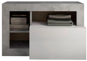 Pad LENOR fehér/szürke beton