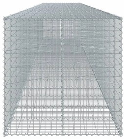 horganyzott vas gabion kosár fedéllel 950 x 100 x 100 cm