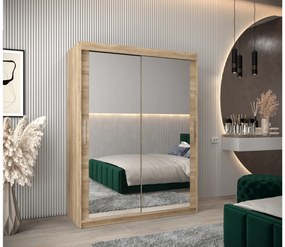 Ruhásszekrény 150 cm Toki 3 (szonoma tölgy + szonoma tölgy). 1065082