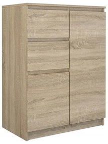 Aldabra 2D2S fiókos szekrény, 70x97x40 cm, sonoma