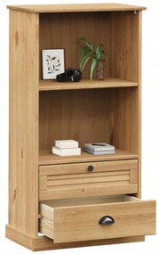 VIGO tömör fenyőfa könyvespolc 60x35x114,5 cm