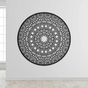 Fából készült mandala a falon | POIET