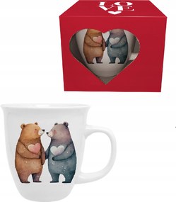 Nagy Valentin napi bögre XL 650ml macik 1 dobozban