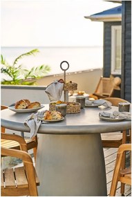 Kerámia kerek kerti étkezőasztal ø 60 cm Bonnet – House Nordic