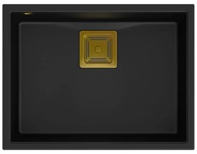 gránit mosogató DAVID 50 Black