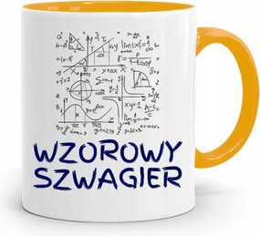 Sógornak Sárga Bögre Születésnapi Ajándéknak, fényképes nyomattal