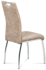 Bézs Vintage Szövet Étkezőszék. HC-486 CRM3