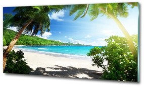Üvegfotó Seychelles strand osh-61788906