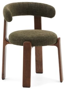 Khaki-barna kőrisfa étkezőszék Granite – Kave Home