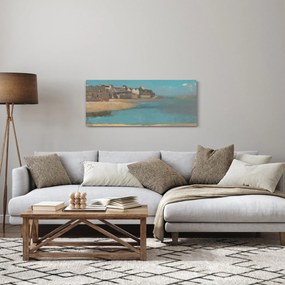 Kép - Odilon Redon, Village by the Sea in Brittany, reprodukciók (120x50 cm)