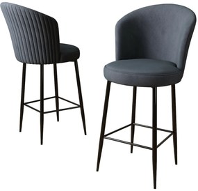 Fora Anthracite bárszék szett, 6 db, 6 db