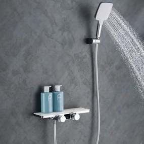 Termosztátos zuhanyrendszer ELITE EDITION BBT2053 LED-kijelzővel, több színváltozatban — Króm-kő