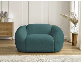 Türkiz buklé fotel Tina – Bobochic Paris