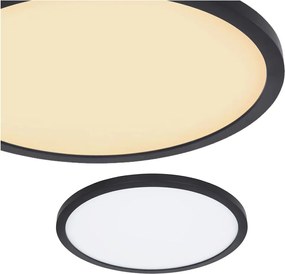 Led mennyezeti lámpa 18W Sapana fekete opál IP44 Globo