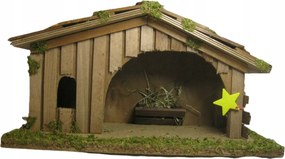 Karácsonyi Betlehem *állvány* 25x10x15cm- 8-9cm magas figurákhoz