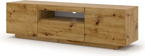 AURA TV-állvány 150 cm, artisan tölgy színben