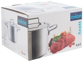 Orion Anett rozsdamentes acél edény fedéllel 4,6 l, 4,6 l