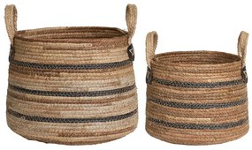 Erba kosarak, banánlevél, natúr, 2db