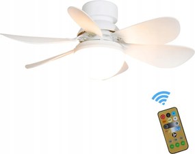 2IN1 Led Izzó 12W E27 Ventilátorral 42CM Ventilátor Mennyezeti Lámpa Távirányító