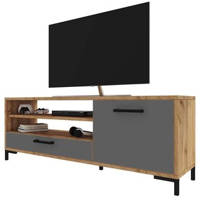 Tv szekrény/asztal Cascade (lancester tölgy + szürke). 1098747