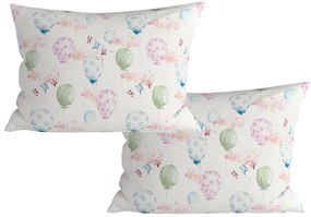 2 db díszpárnahuzat szett BALUNEA 40x60 cm, fehér