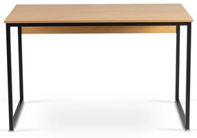 ROSS íróasztal 120 cm aranytölgy/fekete