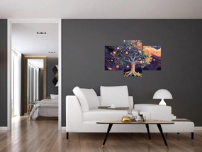 Kép – Lila fa tele energiával (90x60 cm)