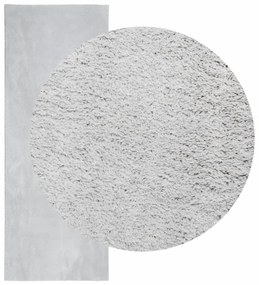 HUARTE szürke rövid szálú puha és mosható szőnyeg 80 x 200 cm