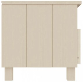 HAMAR mézbarna tömör fenyőfa TV-szekrény 106 x 40 x 40 cm