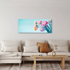 Kép - Virágok a vázában (120x50 cm)