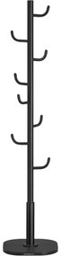 SONGMICS kaktusz alakú ruhafogas állvány, 175,3 cm magas, fekete tintaszínben